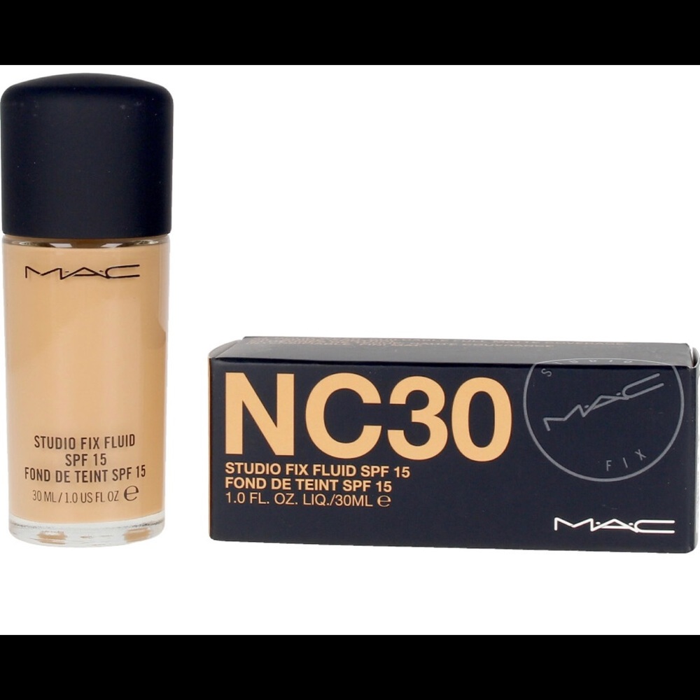 Authentic MAC studio fix fluid NC30 SPF15